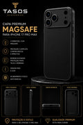 Case Premium em vidro Temperado+MagSafe 17ProMax