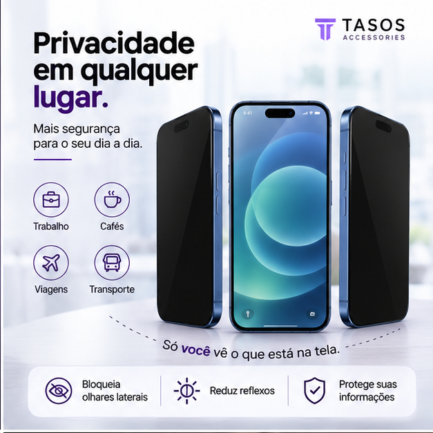 Película de Privacidade fosca em Hidrogel