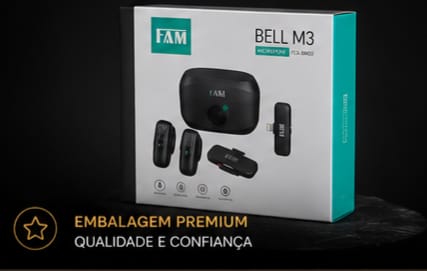 Microfone Premium Bell M3 FAM