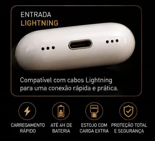Fone de Ouvido Bluetooth FN-B01 GOLD PLUS