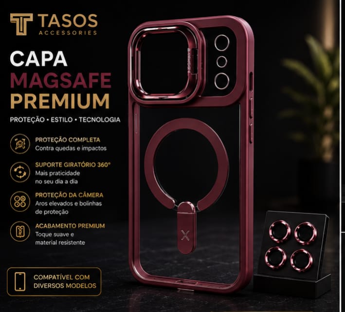 Capa MagSafe Premium 17 Pro Max