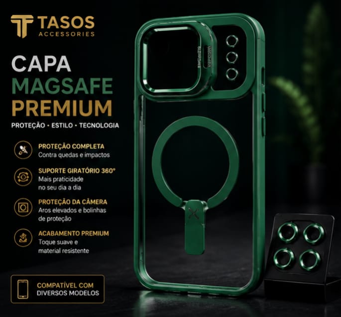 Capa MagSafe Premium 17 Pro Max