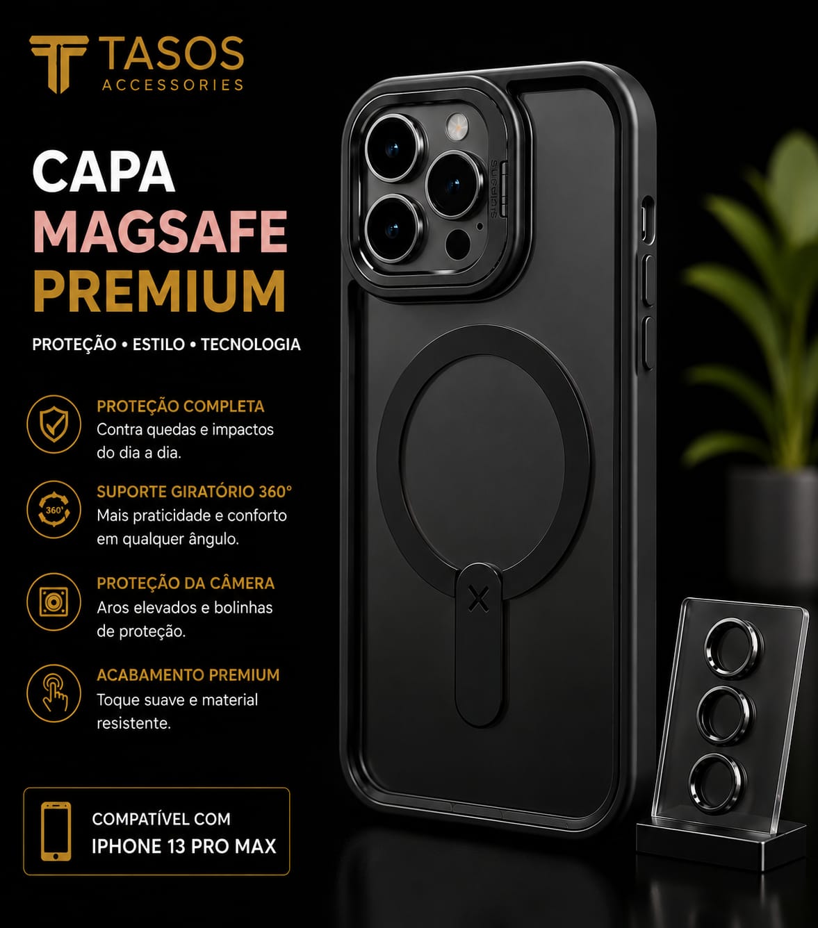 Capa MagSafe Premium iPhone 13 Pro Max