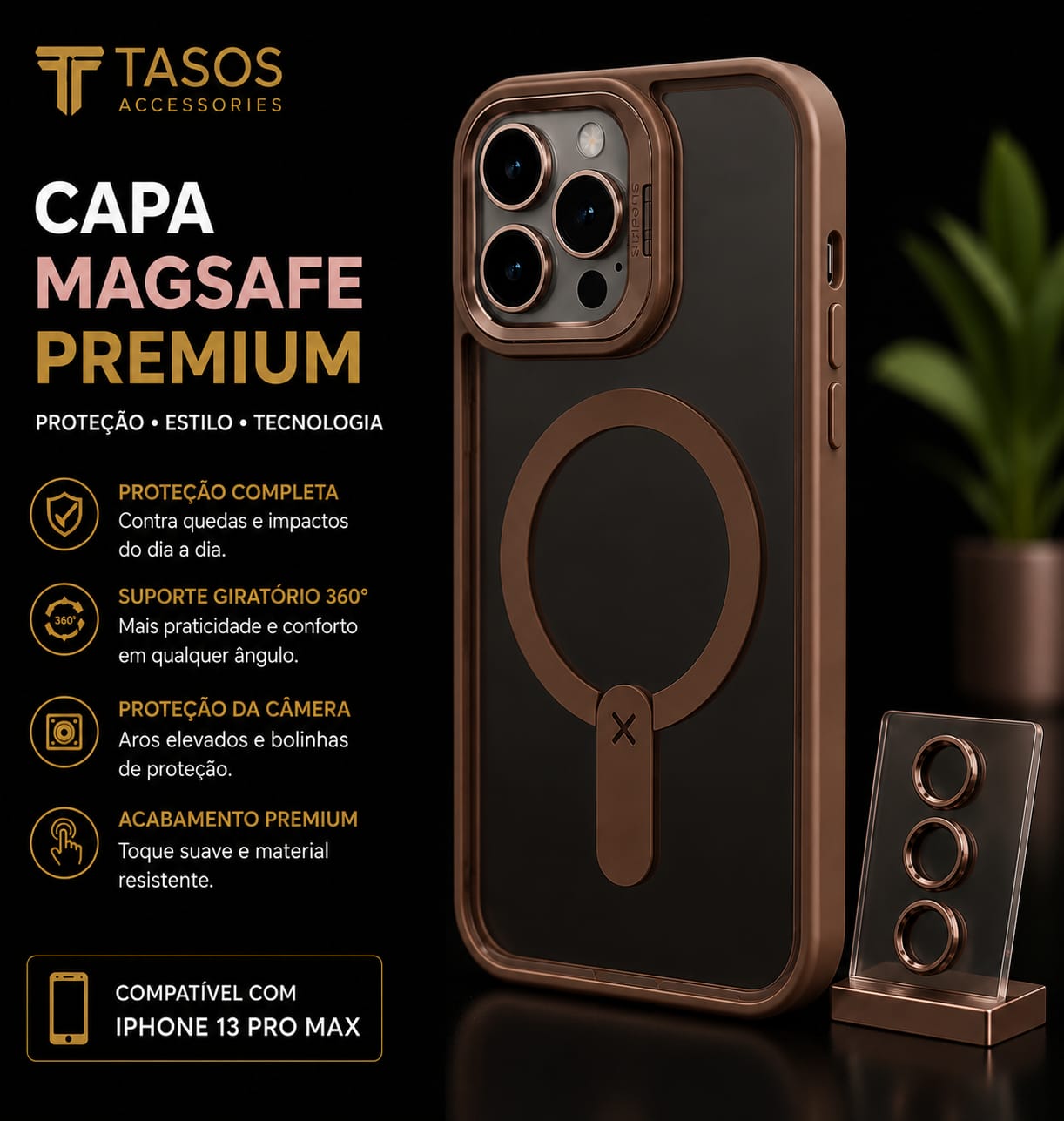Capa MagSafe Premium iPhone 13 Pro Max