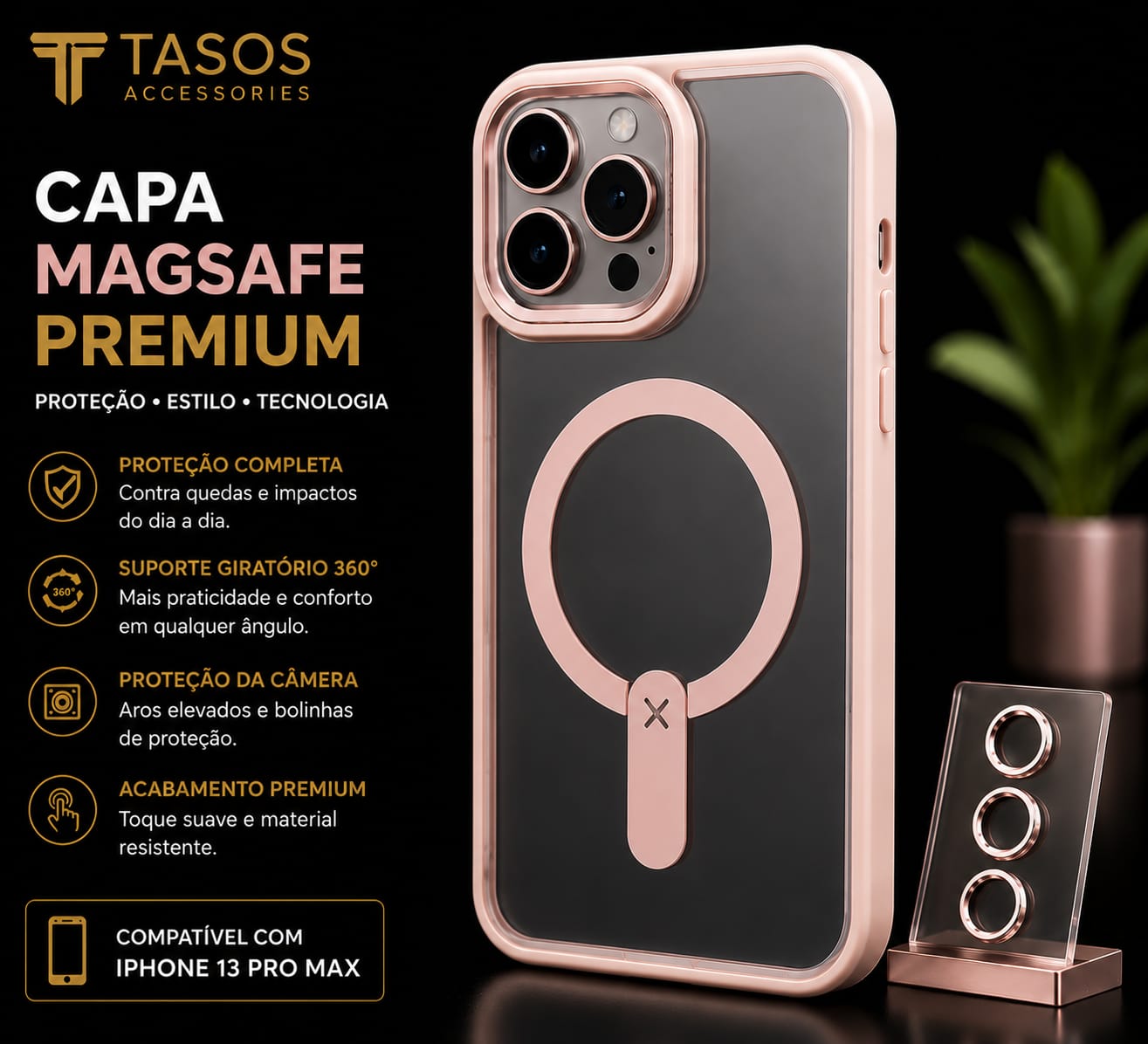 Capa MagSafe Premium iPhone 13 Pro Max