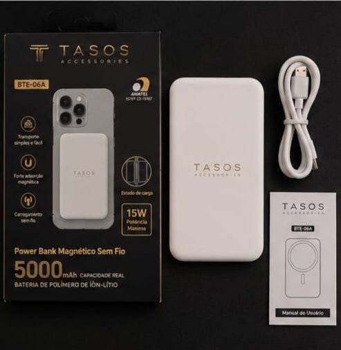 Power Bank Magnético Tasos Accessories 5000mAh