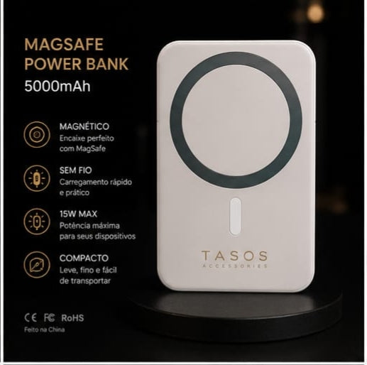 Power Bank Magnético Tasos Accessories 5000mAh