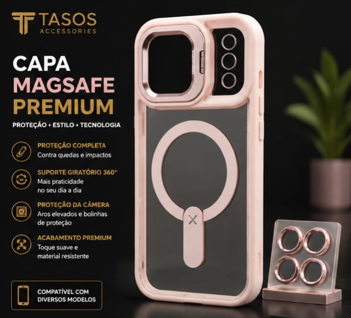 Capa MagSafe Premium 17 Pro Max